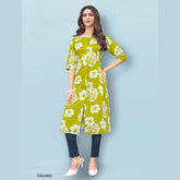 Pure Cotton A Line Flared Kurti DJ3003